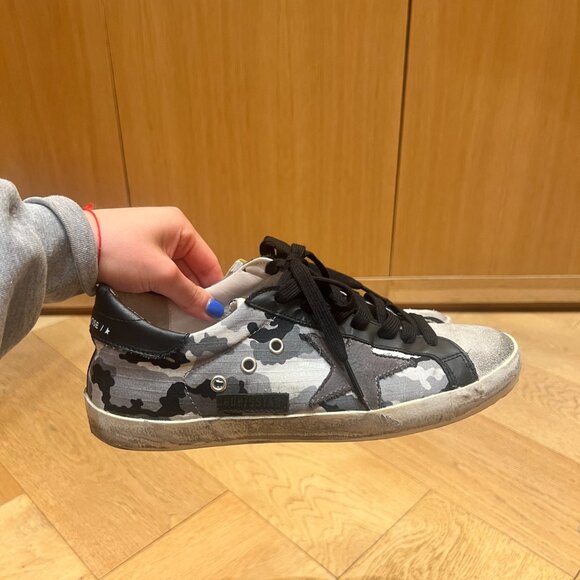 GOLDEN GOOSE - Superstar cloth low trainers - Picture 15 of 15